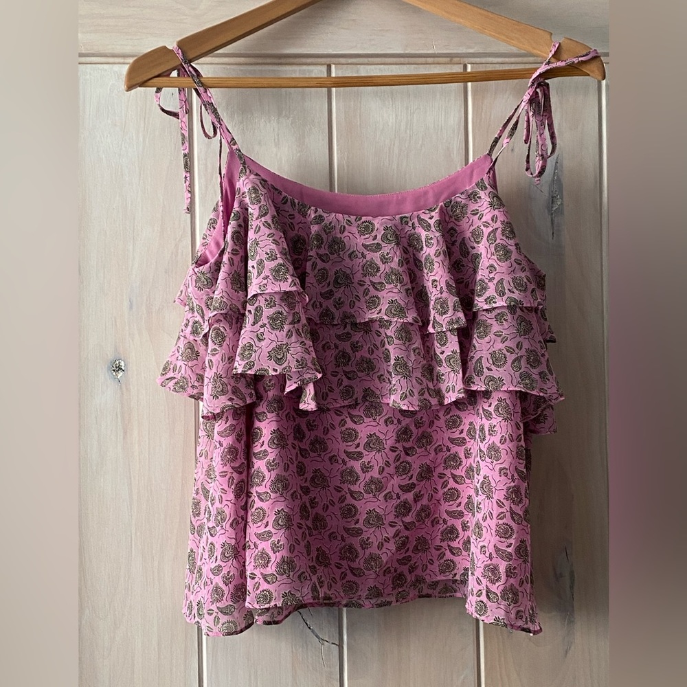 Rebecca Minkoff NWOT beautiful pink and green top.
